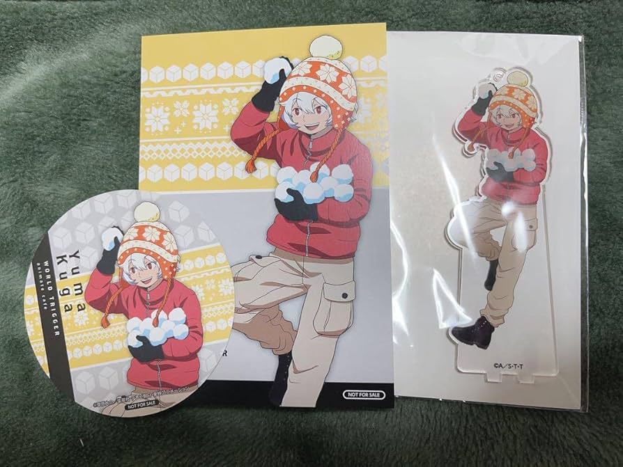 空閑遊真 「ワールドトリガー×animatecafe 出張所 缶バッジ 雪遊び ワールドトリガー アニカフェ 缶バッジ 空閑遊真 - メルカリ